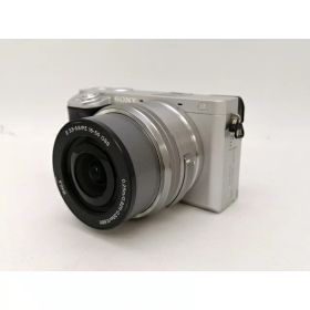 【中古】SONY α6400 パワーズームレンズキット ILCE-6400L シルバー【新宿2】保証期間1ヶ月【ランクB】