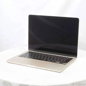 ソフマップ 〔中古品〕 MacBook Air 13.6-inch Late-2024 MC8J4J／A Apple M3 8コアCPU_8コアGPU 16GB SSD256GB スターライト 〔15.7 Sequoia〕【344】