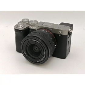 【中古】SONY α7C II ズームレンズキット シルバー ILCE-7CM2L(S)【新宿2】保証期間1ヶ月【ランクA】