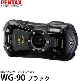 PENTAX WG-90 防水コンパクトデジタルカメラ ブラック 【送料無料】