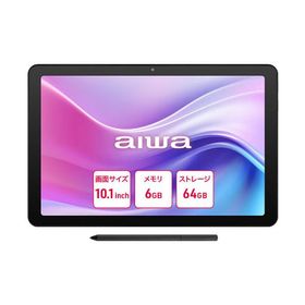 Androidタブレット aiwaデジタル JA4-TBA1009 [aiwa tab AE10 (Helio G99/6GB/64GB/Android14/10.1/EMR・Active ES対応/WiFi)]