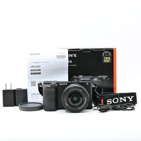 ＜美品＞ソニー SONY α6400 パワーズームレンズキット ILCE-6400L B