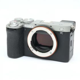 【中古】 《良品》 SONY α7C II ボディ ILCE-7CM2 S シルバー【ファインダーカバーSDスロット上面外装カバーホットシュー部品交換/各部点検済】 [ デジタルカメラ ]