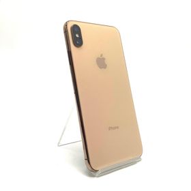 アップル(Apple)の【全額返金保証】【最速発送】Apple iPhone iPhone XS Max 256GB ゴールド Softbank SIMフリー 美品 動作確認済(スマートフォン本体)