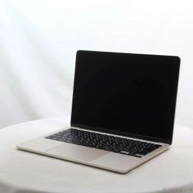 【中古】Apple(アップル) MacBook Air 13.6-inch Early-2024 MRXT3J／A Apple M3 8コアCPU_8コアGPU 8GB SSD256GB スターライト 〔15.3 Sequoia〕 【262-ud】