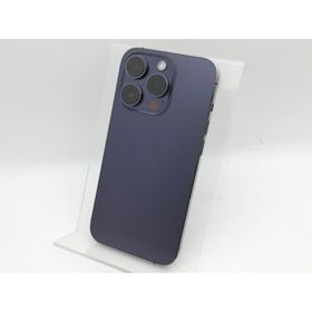 【中古】Apple docomo 【SIMフリー】 iPhone 14 Pro 256GB ディープパープル MQ1E3J/A【中野】保証期間１ヶ月【ランクC】