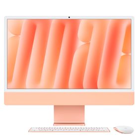 24インチiMac [整備済製品] 10コアCPUと10コアGPUを搭載したApple M4チップ、ギガビットEthernet - オレンジ