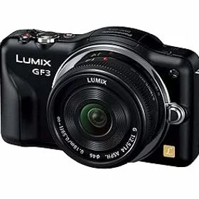 【中古】［非常に良い］パナソニック ミラーレス一眼カメラ LUMIX GF3 レンズキット エスプリブラック DMC-GF3C-K