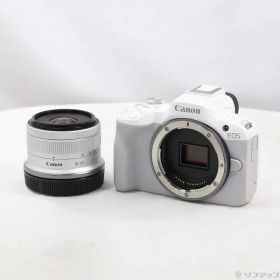 【中古】Canon(キヤノン) EOS R50 RF-S18-45 IS STM レンズキット ホワイト 【262-ud】