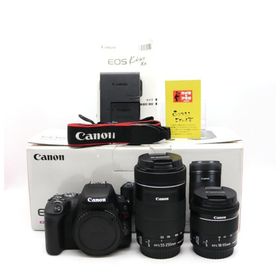 Canon デジタル一眼レフカメラ EOS Kiss X9 ブラック ダブルズームキット EF-S18-55mm/EF-S55-250mm付属 EOSKISSX9BK-WKIT