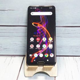 AQUOS R docomo 5G SHARP SH-51A ブラック [訳あり] 本体 白ロム SIMロック解除済み SIMフリー D099010