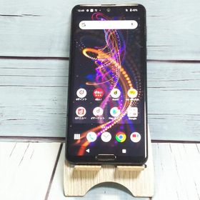 AQUOS R docomo 5G SHARP SH-51A ブラック [訳あり] 本体 白ロム SIMロック解除済み SIMフリー D067447