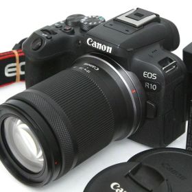【中古】【美品】キヤノン EOS R10 RF-S18-150 IS STM レンズキット（センサー清掃済） CA01-R3991-3V1B Canon RFマウント APS-C EVF 標準ズーム 高倍率 手ブレ補正 レンズ付き セット 中古