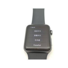 【中古】Apple Apple Watch Series3 42mm GPS スペースグレイアルミニウム/ブラックスポーツバンド MTF32J/A【熊本】保証期間1ヶ月【ランクB】