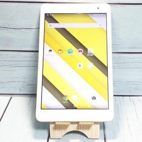 au KYOCERA Qua tab QZ8 KYT32 オフホワイト 本体 白ロム SIMロック解除済み SIMフリー C217771