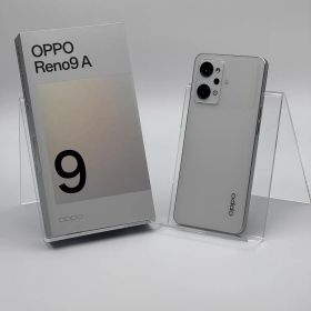 【中古B】OPPO Reno9 A A301OP 128GB ムーンホワイト SIMフリー 白ロム