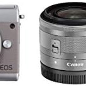 【中古】Canon ミラーレス一眼カメラ EOS M100 ダブルレンズキット (グレー) EOSM100GY-WLK