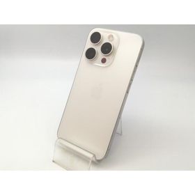 【中古】Apple 国内版 【SIMフリー】 iPhone 15 Pro 128GB ホワイトチタニウム MTU83J/A【大阪堂島】保証期間１ヶ月【ランクB】