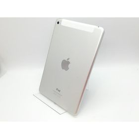 【中古】Apple au 【SIMロック解除済み】 iPad mini4（2015） 64GB シルバー MK732J/A【高崎モントレー】保証期間１ヶ月【ランクA】