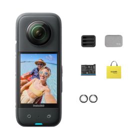 Insta360 X3 ｜360度カメラ アクションカメラ 新型1/2インチ48MPセンサー IPX8防水 5.7K360度動画 72MP360度写真 手ブレ補正 アクティブHDR 4K一人称視点 60fps自撮り 360度水平維持 AI編集 音声制御2