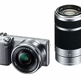 【中古】SONY ミラーレス一眼 NEX-5T ダブルズームレンズキット シルバー NEX-5TY-S