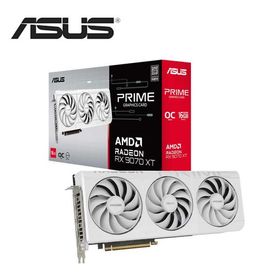 ASUS Prime Radeon RX 9070 XT White OC Edition 16GB GDDR6 ホワイトカラートリプルファン搭載 PRIME-RX9070XT-O16G-WHITE 返品種別B