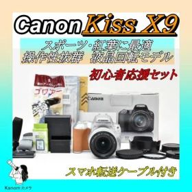 元箱付き⭐希少シルバー おしゃれ⭐Canon Kiss X9 ⭐ 一眼レフ