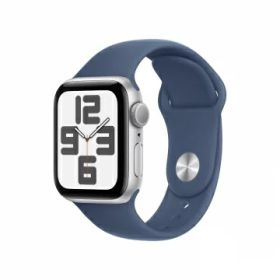【未使用】Apple Apple Watch SE2 40mm GPS シルバーアルミニウムケース/デニムスポーツバンド (S/M) MXEC3J/A【京都】保証期間3ヶ月