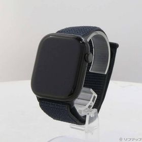 〔中古〕Apple(アップル) 〔展示品〕 Apple Watch Series 10 GPS 46mm ジェットブラックアルミニウムケース インクスポーツループ〔344-ud〕