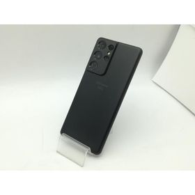 【中古】SAMSUNG docomo 【SIMロック解除済み】 Galaxy S21 Ultra 5G ファントムブラック 12GB 256GB SC-52B【OSU301】保証期間１ヶ月【ランクB】