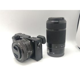 【中古】SONY α6000 ダブルズームレンズキット ILCE-6000Y ブラック【広島本通】保証期間１ヶ月【ランクB】