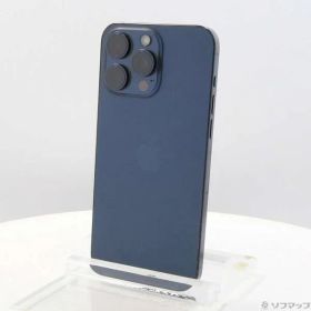 ソフマップ 〔中古品〕 iPhone15 Pro Max 256GB ブルーチタニウム MU6T3J／A SIMフリー【377】