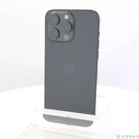 ソフマップ 〔中古品〕 iPhone15 Pro Max 512GB ブラックチタニウム MU6U3J／A SIMフリー【269】