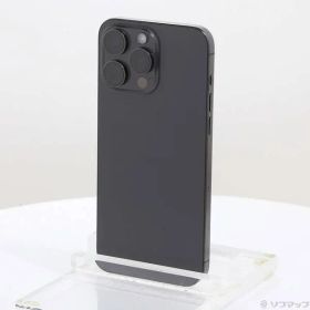 ソフマップ 〔中古品〕 iPhone15 Pro Max 256GB ブラックチタニウム MU6P3J／A SIMフリー【377】