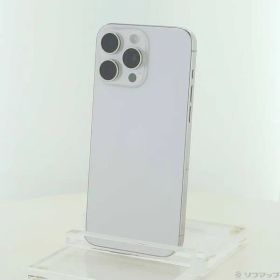 ソフマップ 〔中古品〕 iPhone15 Pro Max 256GB ホワイトチタニウム MU6Q3J／A SIMフリー【348】