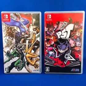 Switch ソフト 真・女神転生5 ペルソナ5 タクティカ セット 即決！