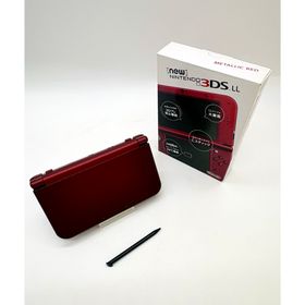 ニンテンドー3DS(ニンテンドー3DS)の任天堂 Newニンテンドー3DS LL メタリックレッド 【美品(家庭用ゲーム機本体)