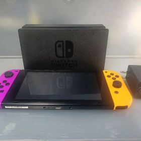 Nintendo Switch ニンテンドースイッチ 本体 黄 紫 箱無し