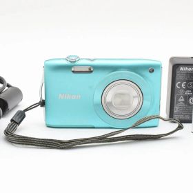 ★良品★ ニコン NIKON COOLPIX S3300 ブルー コンパクトデジタルカメラ ★ L71#7569