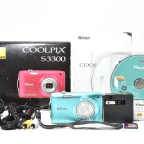 ニコン Nikon COOLPIX S3300 ミントグリーン《元箱・SD付属》