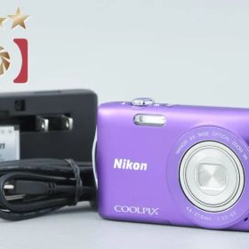 【中古】Nikon ニコン COOLPIX S3300 ラベンダーパープル コンパクトデジタルカメラ