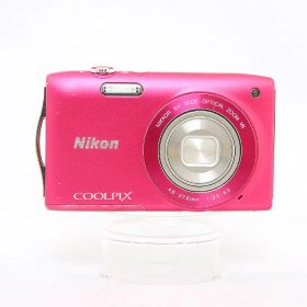 【中古】(ニコン) Nikon ニコン COOLPIX S3300 ストロベリーピンク