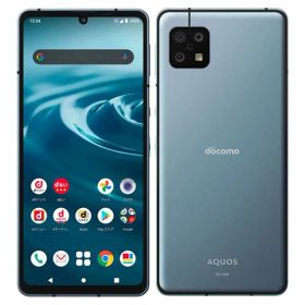 【中古】【安心保証】 AQUOS sense6 SH-54B[64GB] docomo ブルーメタリック