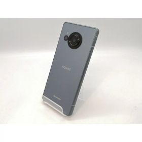 【中古】SHARP 楽天モバイル 【SIMフリー】 AQUOS R8 ブルー 8GB 256GB SH-R80【高崎モントレー】保証期間1ヶ月【ランクC】