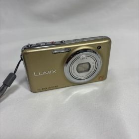 美品 Panasonic LUMIX DMC-FX77 デジタルカメラ ゴールド