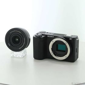 〔中古〕SONY(ソニー) VLOGCAM ZV-E10 II パワーズームレンズキット ブラック ZV-E10M2K B〔349-ud〕