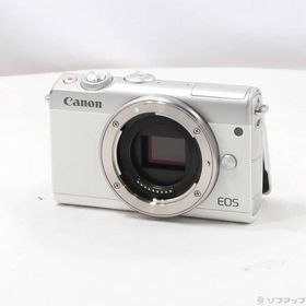 〔中古〕Canon(キヤノン) ミラーレス一眼カメラ EOS M100 ボディ ホワイト〔349-ud〕