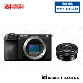 ソニー α6700 ILCE-6700 ボディ ブラック + 標準ズームレンズセット E PZ 16-50mm F3.5-5.6 OSS SELP1650 ブラック SONY（出荷後転送不可）