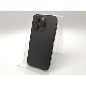 【中古】Apple au 【SIMフリー】 iPhone 14 Pro 128GB スペースブラック MPXU3J/A【大須2】保証期間１ヶ月【ランクC】
