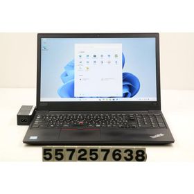 ノートパソコン Lenovo ThinkPad E580 Core i3 8130U 2.2GHz/8GB/256GB(SSD)/15.6W/FHD(1920x1080)/Win11 ゴム足欠品